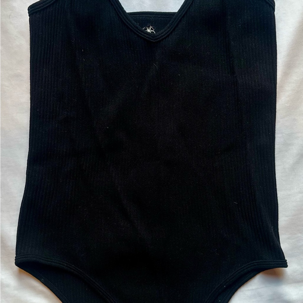 Aura Black Bodysuit Timeless Elegance